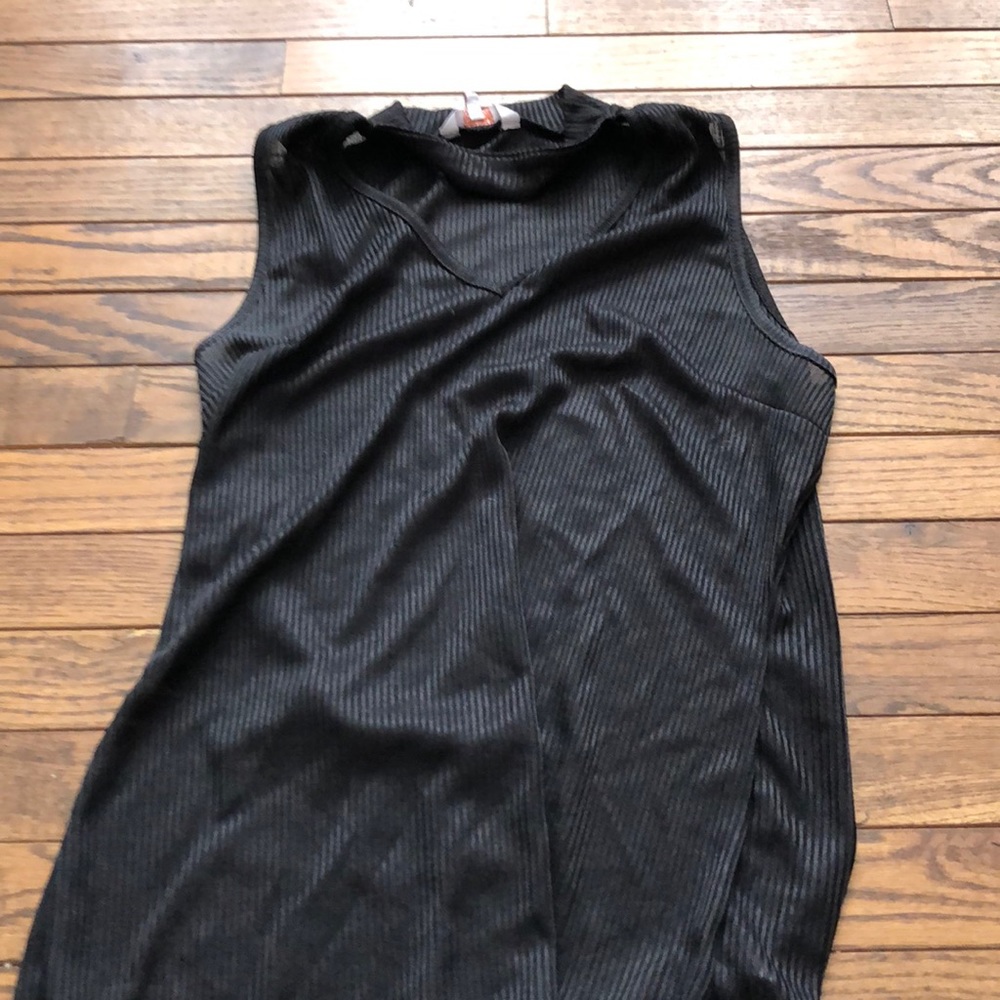 Black tank top